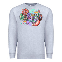 Heather Grey gastro crew Premium Sweatshirt - RanaPortraitStore