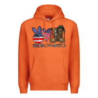 Carrot peace love america Premium Hoodie - CowhideDigitalArt