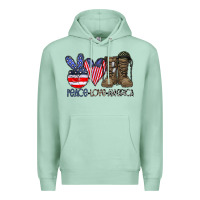 Seafoam peace love america Premium Hoodie - CowhideDigitalArt