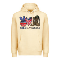 Pina Colada peace love america Premium Hoodie - CowhideDigitalArt