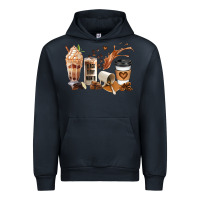 Navy black every month melanin coffee cups Urban Hoodie - JahusDesignShop