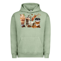 Pigment Oil Green black every month melanin coffee cups Urban Hoodie - JahusDesignShop