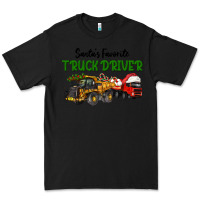 Black Santa's Favorite Truck Driver Premium Tee - LillyAllenDesigns