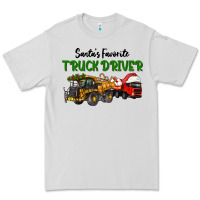 Dove Grey Santa's Favorite Truck Driver Premium Tee - LillyAllenDesigns