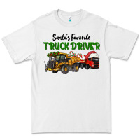 White Santa's Favorite Truck Driver Premium Tee - LillyAllenDesigns