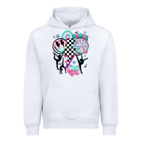 White retro dance Urban Hoodie - JahusDesignShop