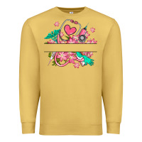Antique Gold nurse flowers custom name design Premium Sweatshirt - RanaPortraitStore