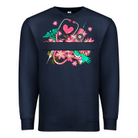 Navy nurse flowers custom name design Premium Sweatshirt - RanaPortraitStore