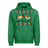 Emerald boat waves sun rays aint nothing like lake days Urban Hoodie - AdoDesignShop