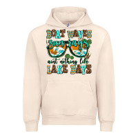 Sandshell boat waves sun rays aint nothing like lake days Urban Hoodie - AdoDesignShop