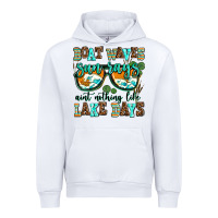 White boat waves sun rays aint nothing like lake days Urban Hoodie - AdoDesignShop