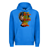True Royal juneteenth 1885 because my ancestors weren't free in 1776 black woman Premium Hoodie - HRA Design Shop