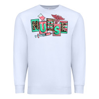 White nurse Premium Sweatshirt - RanaPortraitStore