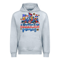 Heather Grey American truck gnomes Urban Hoodie - AdoDesignShop