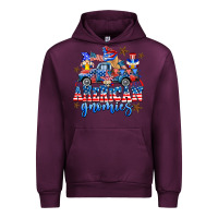Mauve Wine American truck gnomes Urban Hoodie - AdoDesignShop