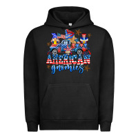 Pigment Black American truck gnomes Urban Hoodie - AdoDesignShop