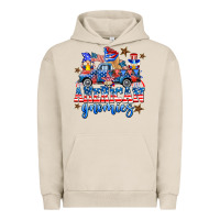 Pigment French Oak American truck gnomes Urban Hoodie - AdoDesignShop