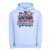 Pigment Grape Ice American truck gnomes Urban Hoodie - AdoDesignShop