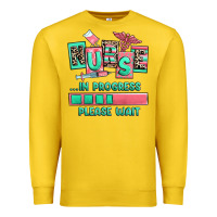 Lemon nurse in progress please wait Premium Sweatshirt - RanaPortraitStore