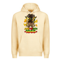Pina Colada juneteenth 1865 afro bun Premium Hoodie - HRA Design Shop