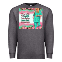 Charcoal Heather not all angels have wings blonde nurse Premium Sweatshirt - RanaPortraitStore
