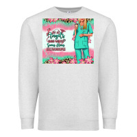 Oatmeal Heather not all angels have wings blonde nurse Premium Sweatshirt - RanaPortraitStore