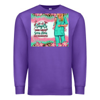 Purple not all angels have wings blonde nurse Premium Sweatshirt - RanaPortraitStore