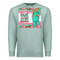 Seafoam not all angels have wings blonde nurse Premium Sweatshirt - RanaPortraitStore