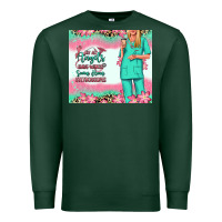 Sports Green not all angels have wings blonde nurse Premium Sweatshirt - RanaPortraitStore