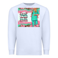 White not all angels have wings blonde nurse Premium Sweatshirt - RanaPortraitStore