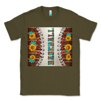 Army Green baseball with sunflower and gemstone tumbler Classic Tee - BundleAndBundleShop