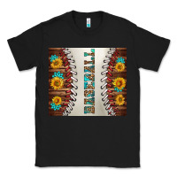 Black baseball with sunflower and gemstone tumbler Classic Tee - BundleAndBundleShop