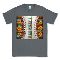 Charcoal Heather baseball with sunflower and gemstone tumbler Classic Tee - BundleAndBundleShop