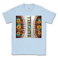 Dusty Blue baseball with sunflower and gemstone tumbler Classic Tee - BundleAndBundleShop