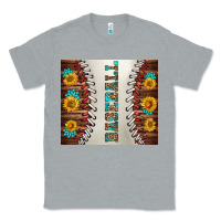 Heather Grey baseball with sunflower and gemstone tumbler Classic Tee - BundleAndBundleShop