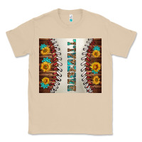 Mushroom baseball with sunflower and gemstone tumbler Classic Tee - BundleAndBundleShop