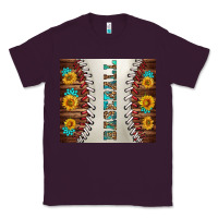 Plum baseball with sunflower and gemstone tumbler Classic Tee - BundleAndBundleShop