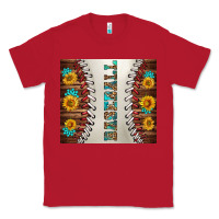 Red baseball with sunflower and gemstone tumbler Classic Tee - BundleAndBundleShop