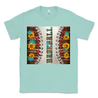 Seafoam baseball with sunflower and gemstone tumbler Classic Tee - BundleAndBundleShop