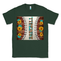 Sports Green baseball with sunflower and gemstone tumbler Classic Tee - BundleAndBundleShop