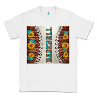 White baseball with sunflower and gemstone tumbler Classic Tee - BundleAndBundleShop