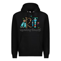 Black rt respiraory therapist Premium Hoodie - CowhideDigitalArt
