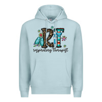 Blue Mist rt respiraory therapist Premium Hoodie - CowhideDigitalArt