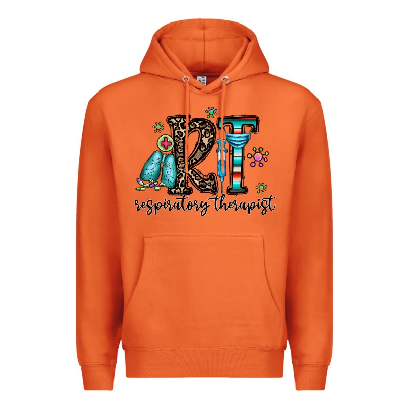 Rt Respiraory Therapist Premium Hoodie by CowhideDigitalArt | Teevron