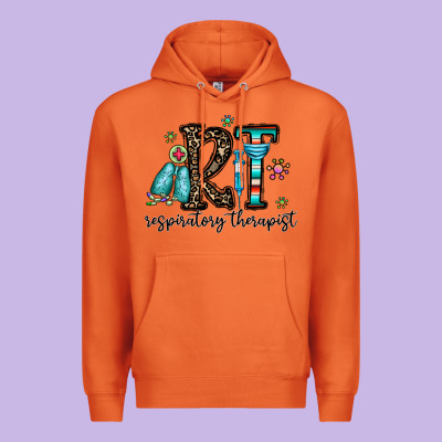 Rt Respiraory Therapist Premium Hoodie Designed By Cowhidedigitalart
