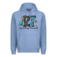 Colony Blue rt respiraory therapist Premium Hoodie - CowhideDigitalArt