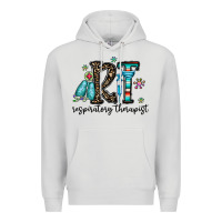 Dove Grey rt respiraory therapist Premium Hoodie - CowhideDigitalArt