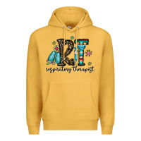 Mustard rt respiraory therapist Premium Hoodie - CowhideDigitalArt