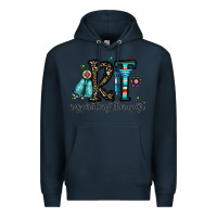 Navy rt respiraory therapist Premium Hoodie - CowhideDigitalArt