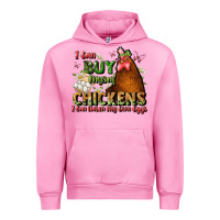 Fuchsia Pink i can buy myself chickens i can hatch my own eggs Urban Hoodie - JahusDesignShop
